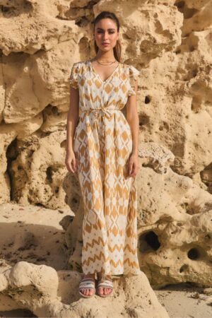 Combinaison Femme Ete Fluide Et Confortable Style Boheme Tendance Mode Actuelle 4