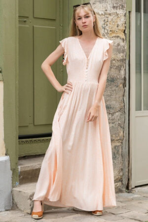 Robe Dete Longue Fluide Elegance Boheme Confort Tendance 3