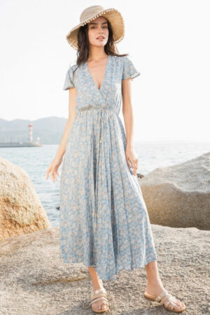 Robe Longue Fluide Elegance Boheme Pour Ceremonie Et Invitee Estivale 4
